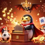 Explore tỷ lệ bóng đá nhà cái with vibrant sports betting elements and dynamic 3D characters.