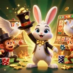 Experience the magic of lolajack casino with our colorful 3D illustration of slots and live casino action.